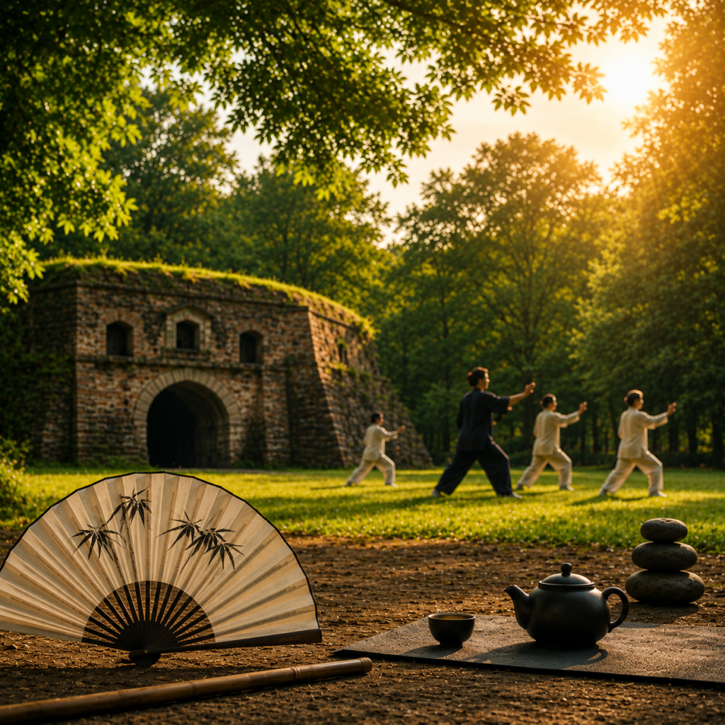 Treningi Tai Chi w parku